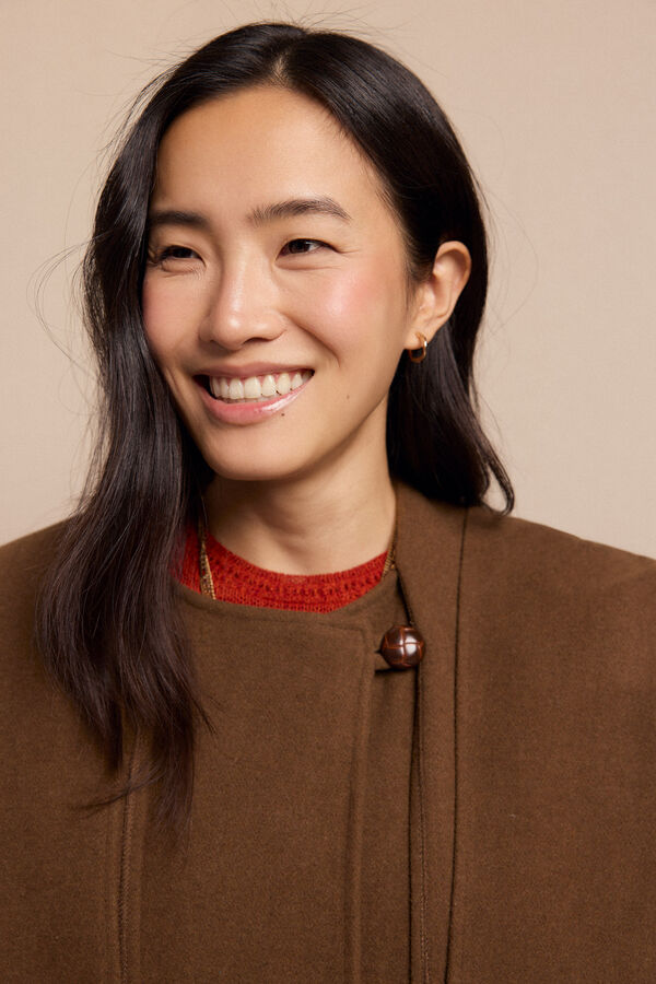 Slowlove Sobretudo cachecol Verde