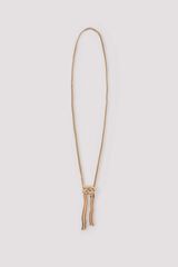 Cortefiel Collar nudo cadenas Dorado