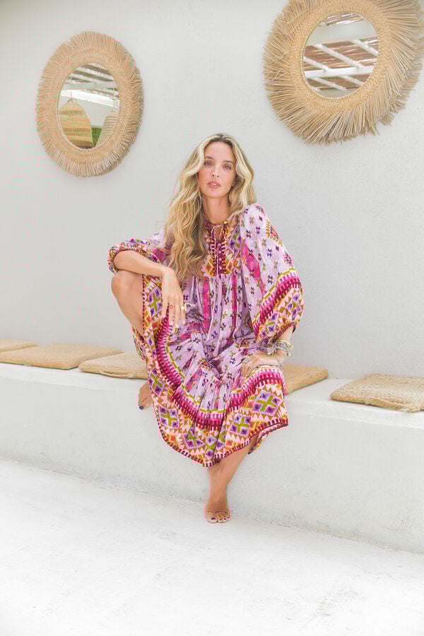 Jaase Vestido comprido Carmen Subiu