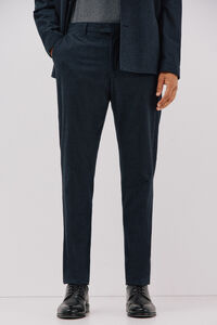 Cortefiel Micro-check cotton pants