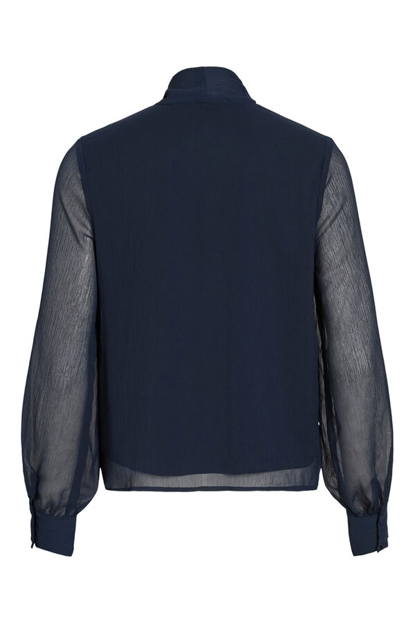 Vila Blusa de manga comprida Azul