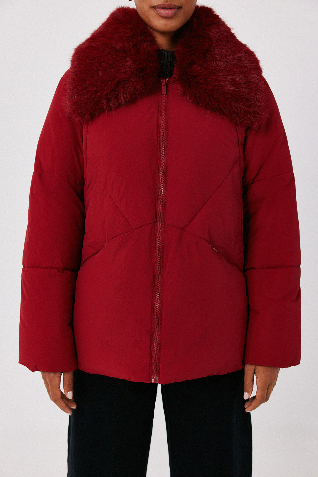 Cortefiel Anorak corto acolchado