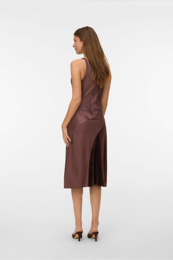 Vero Moda Vestido midi sem mangas  Roxo