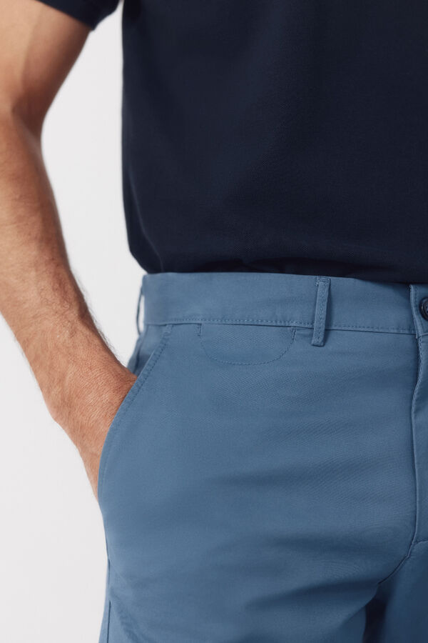 Cortefiel Chino Bermuda shorts Blue