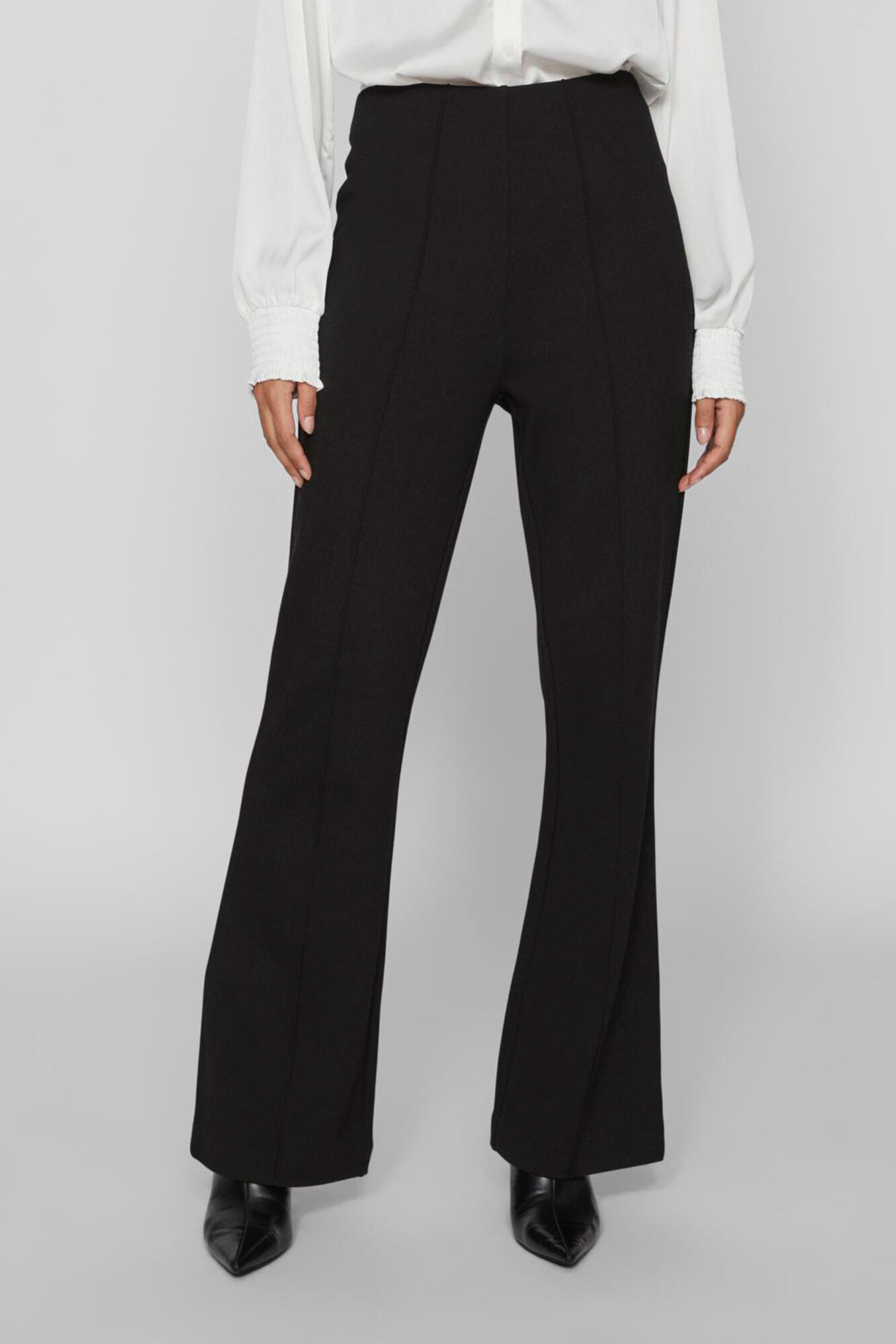 High elastic waist bell bottom pants | Women's trousers High elastic waist bell bottom pants | Women's trousers