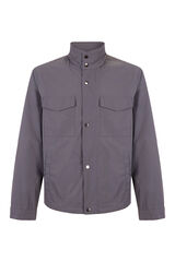 Cortefiel 4-pocket technical jacket Dark grey