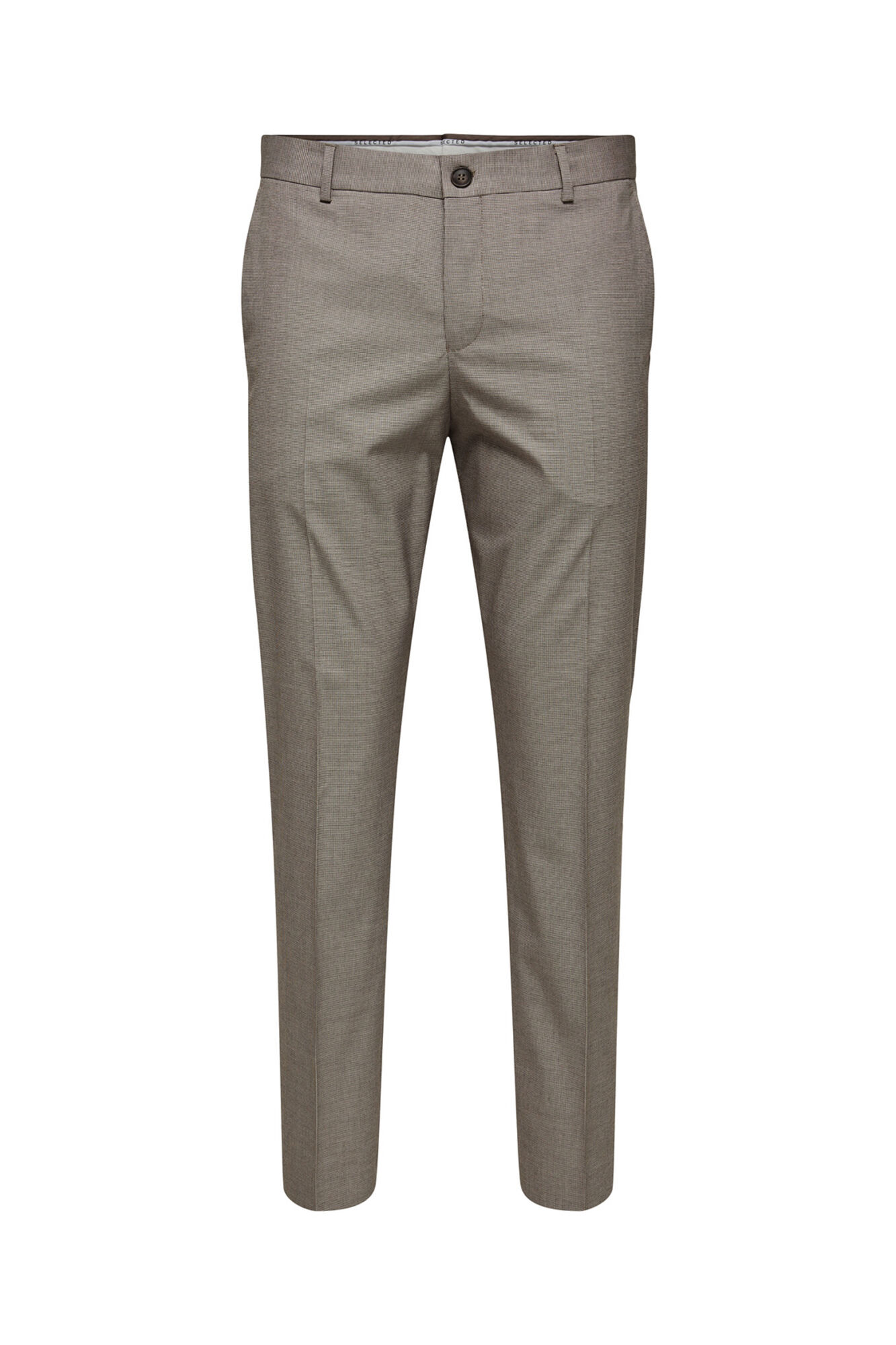 Textured Linen Blend Suit Pants in Navy | Hallensteins US
