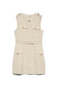 Vero Moda Vestido curto estilo safari