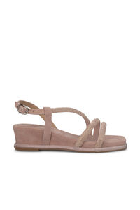 Cortefiel Strappy mid wedge Pink