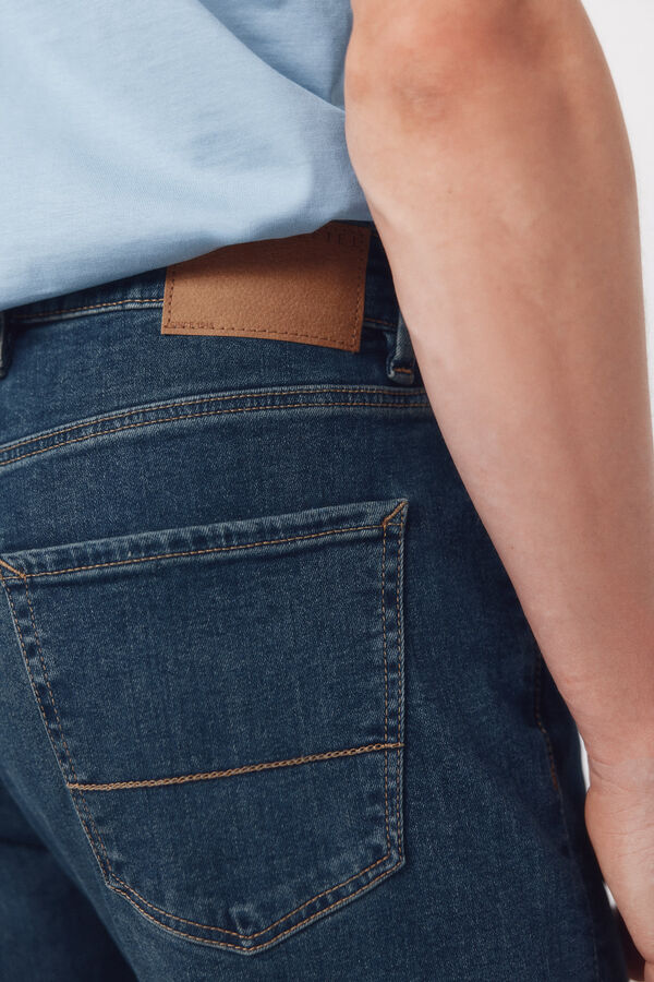 Cortefiel Regular fit jeans Blue