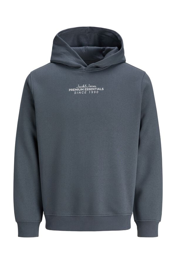 Jack & Jones Regular cotton sweatshirt Grey