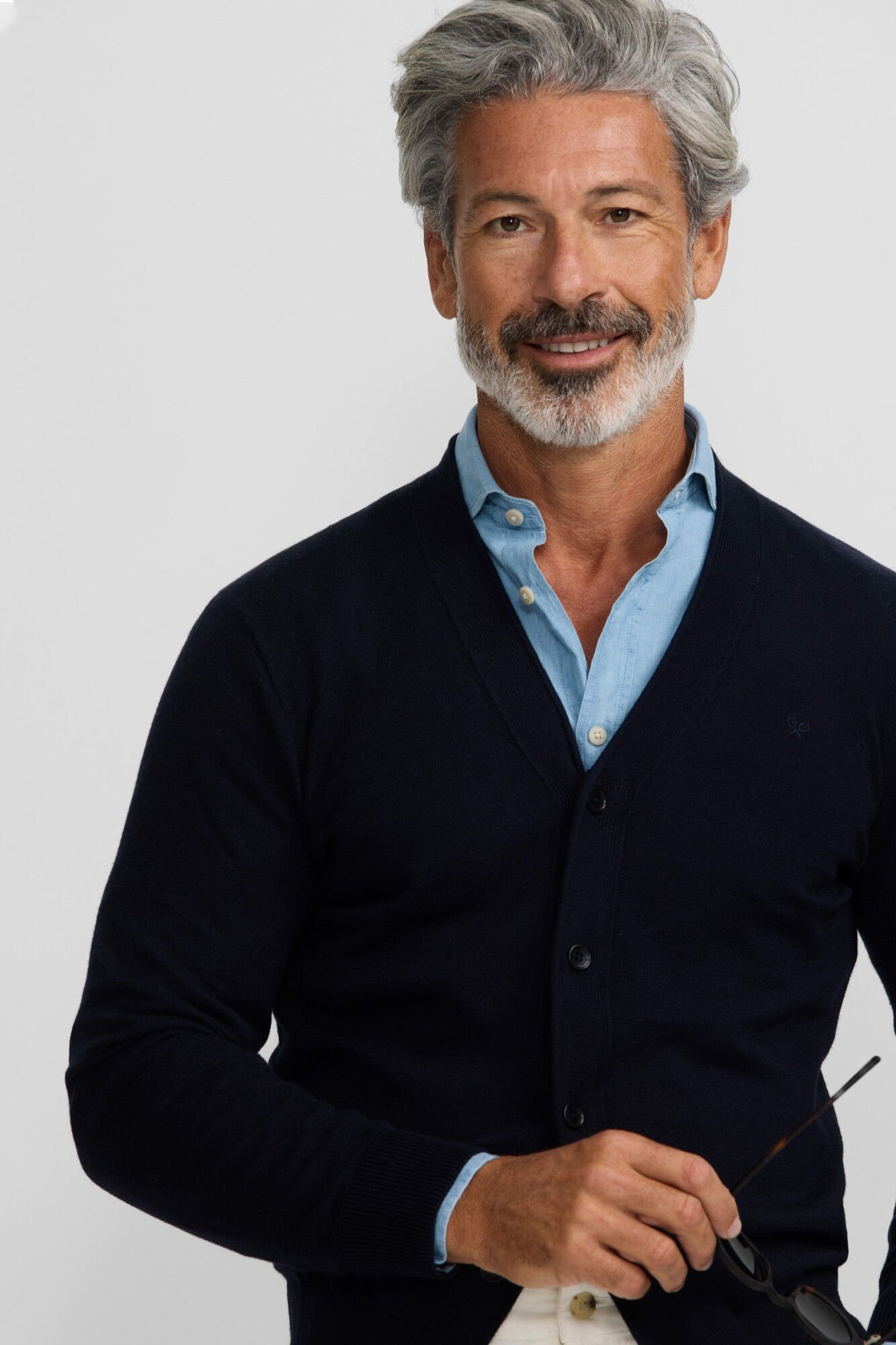 Silbon Casaco de malha cl&aacute;ssico