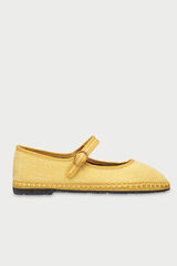 Flabelus Mercedita de lino Amarelo