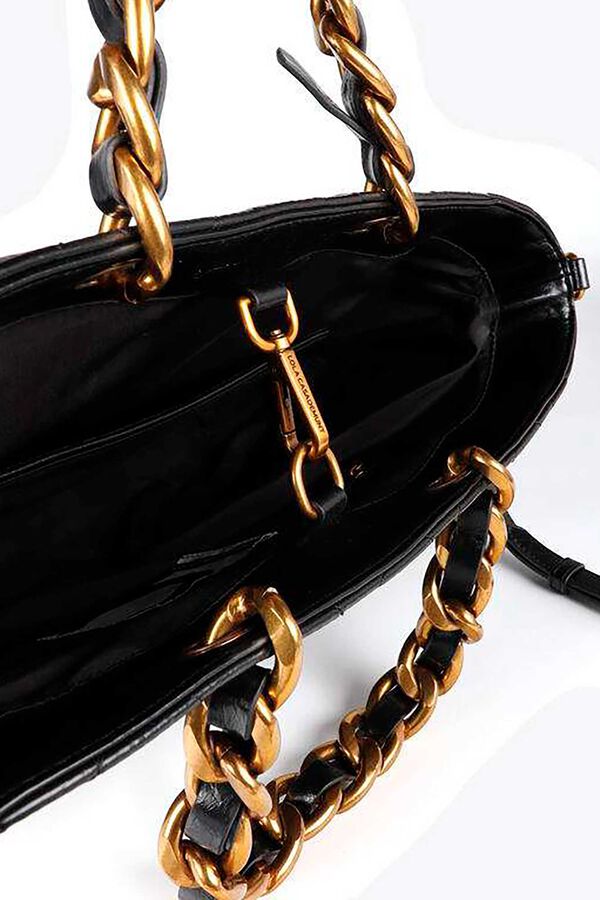 Lola Casademunt Bolsa de compras acolchoada  Preto