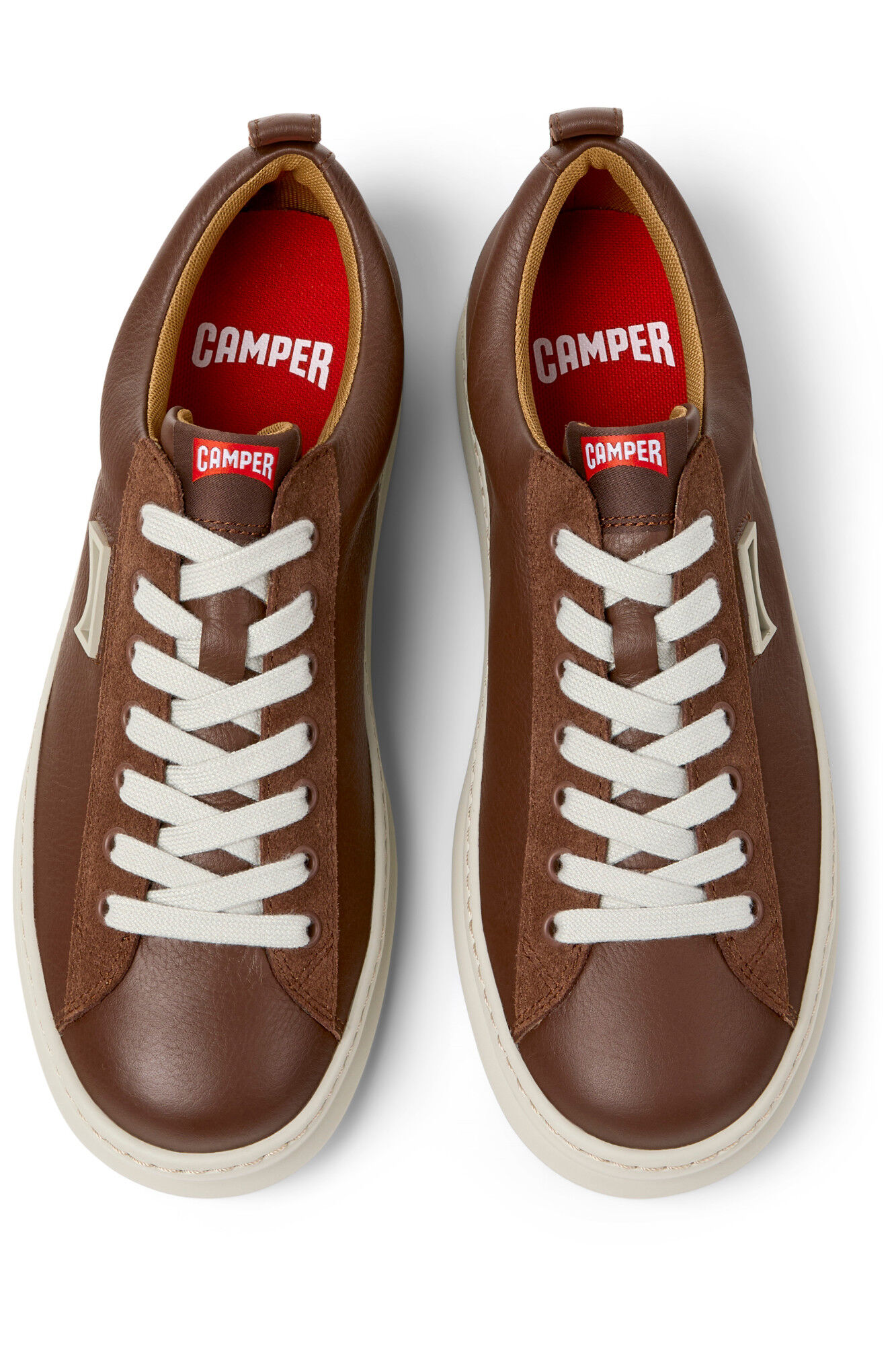Camper Zapatillas de piel y nobuk hombre