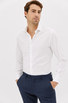 Cortefiel Tailored fit dress shirt White