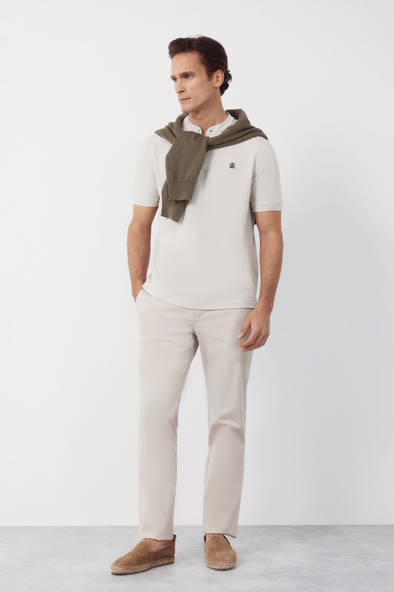 Cortefiel Polo gola mao