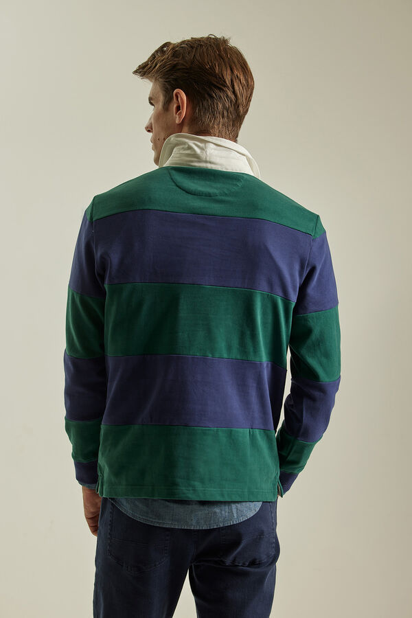 PuroEGO Polo rayas Verde