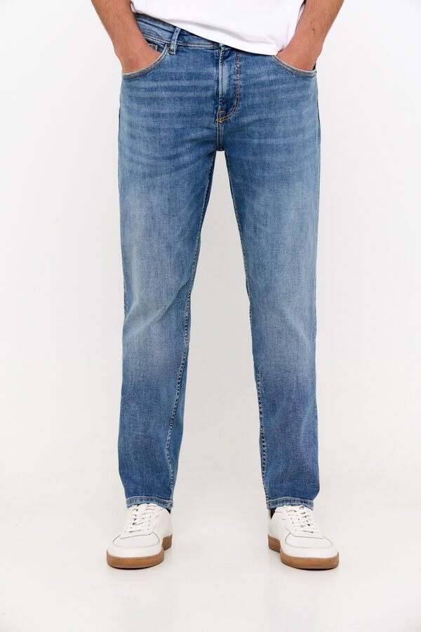 Cortefiel Regular-fit lightweight jeans Blue