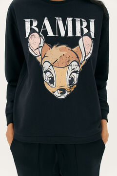 Cortefiel Bambi sweatshirt Black
