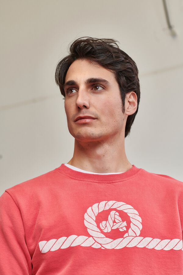 Amarras Sweatshirt Jog Vermelho