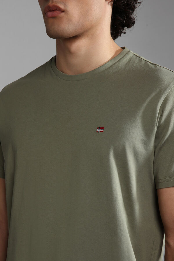 Napapijri T-shirt de manga curta Salis Verde