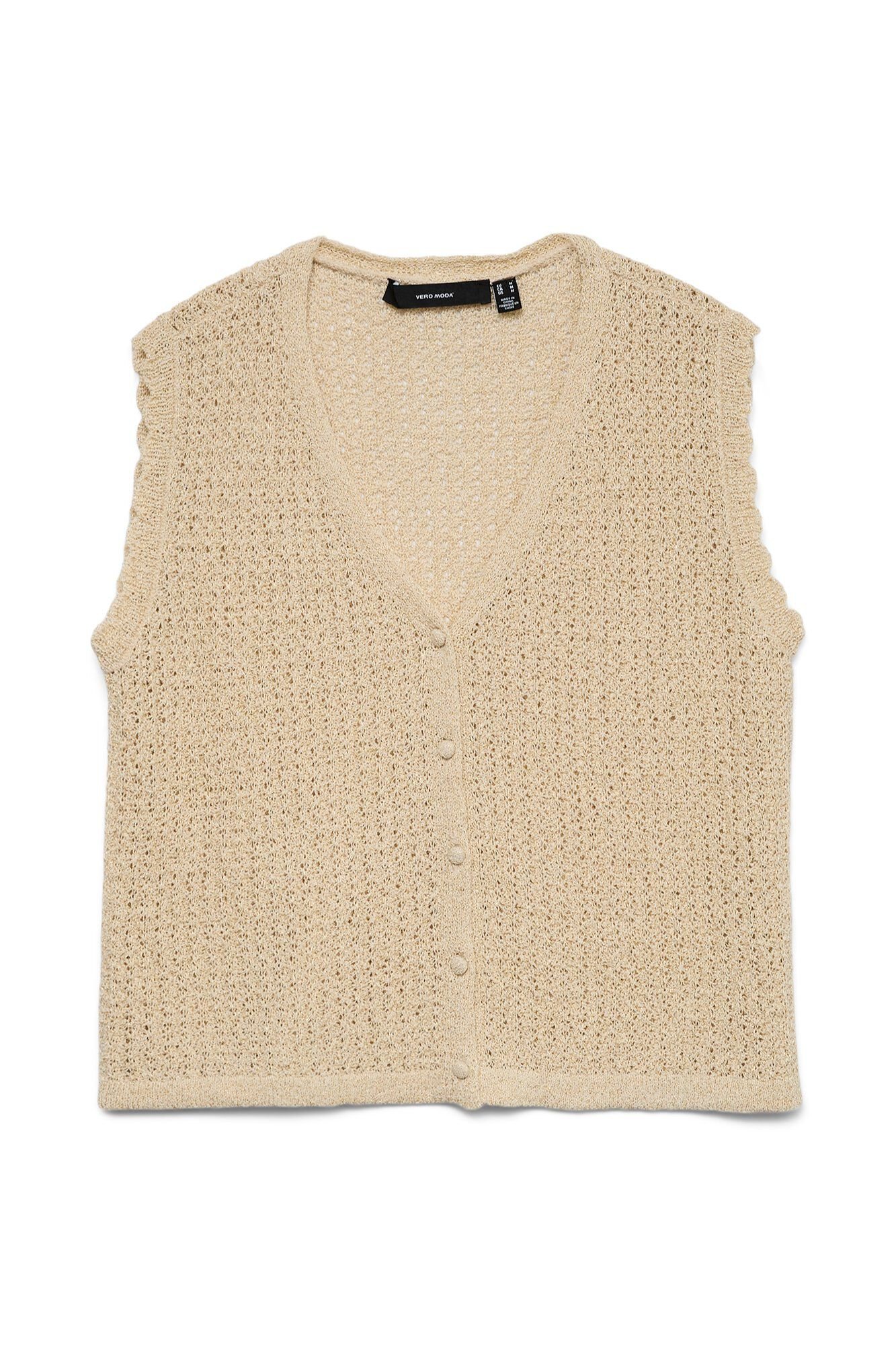 Vero Moda Colete em fibras met&aacute;licas
