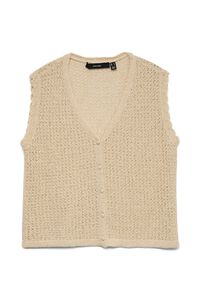 Vero Moda Colete em fibras met&aacute;licas