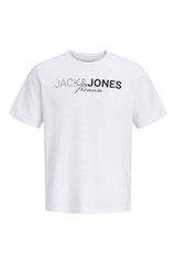 Jack & Jones Short sleeve logo T-shirt White