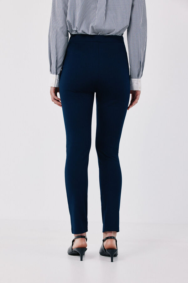 Cortefiel Legging with snaps Navy