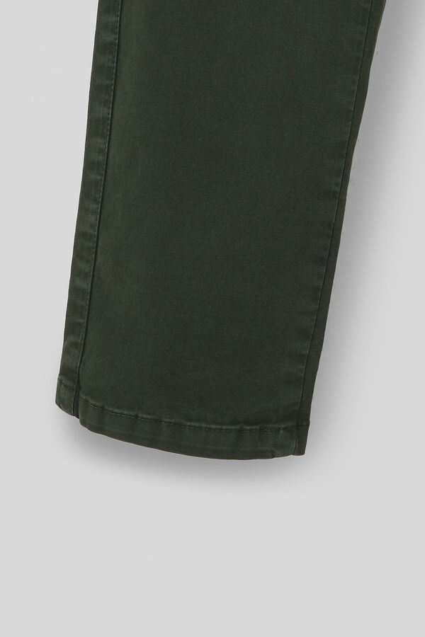 Silbon Pantal&oacute;n sport chino casual verde botella Verde oscuro
