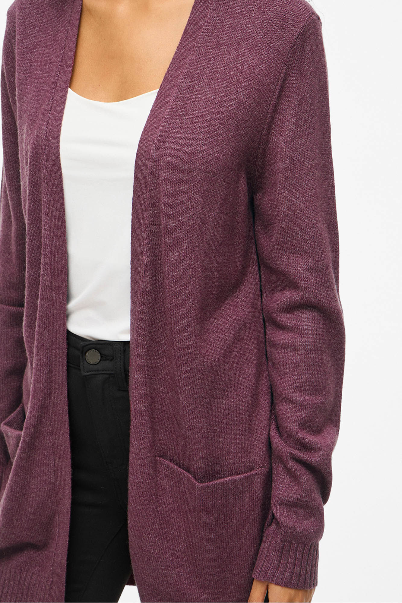 Vila Viscose knit cardigan