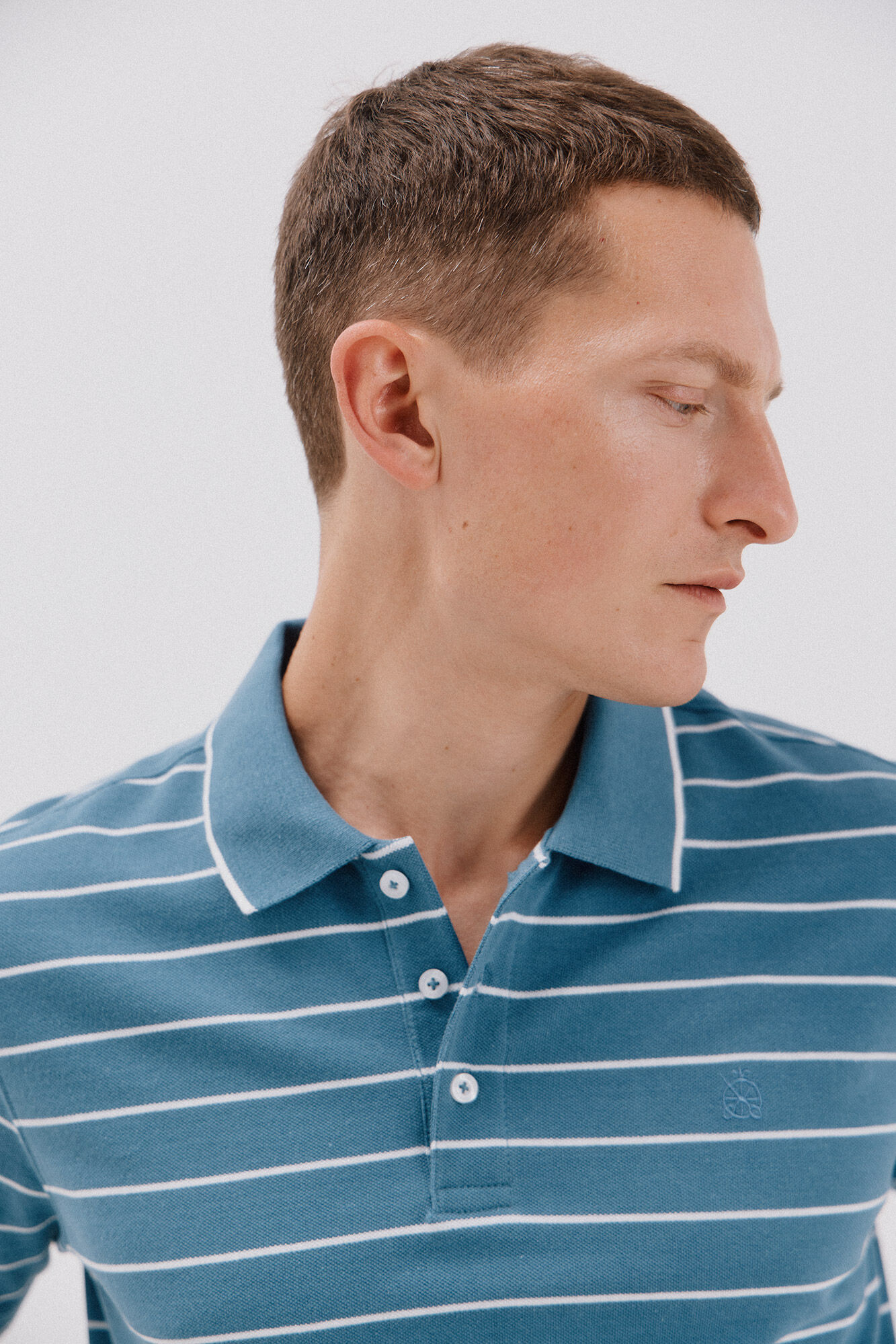 Cortefiel Striped polo shirt
