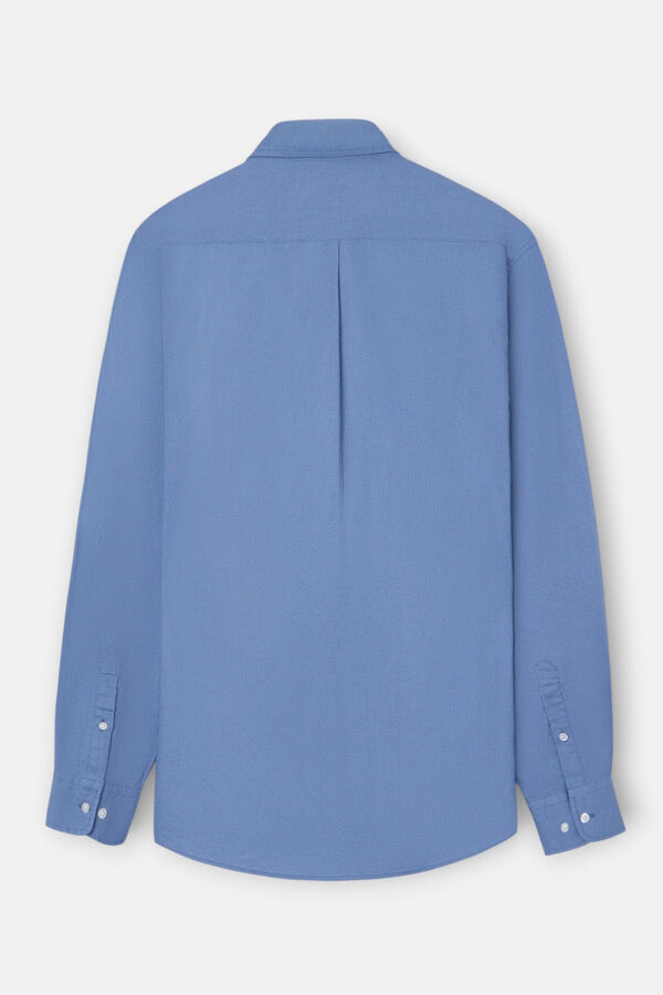 Silbon T-shirt desportiva em linho Azul