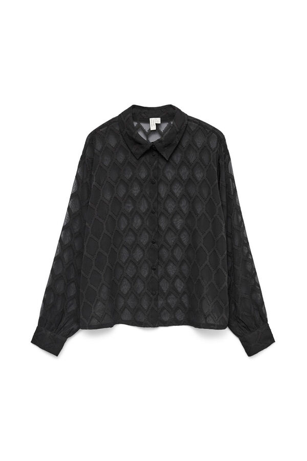 Vero Moda Camisa con estructura Negro