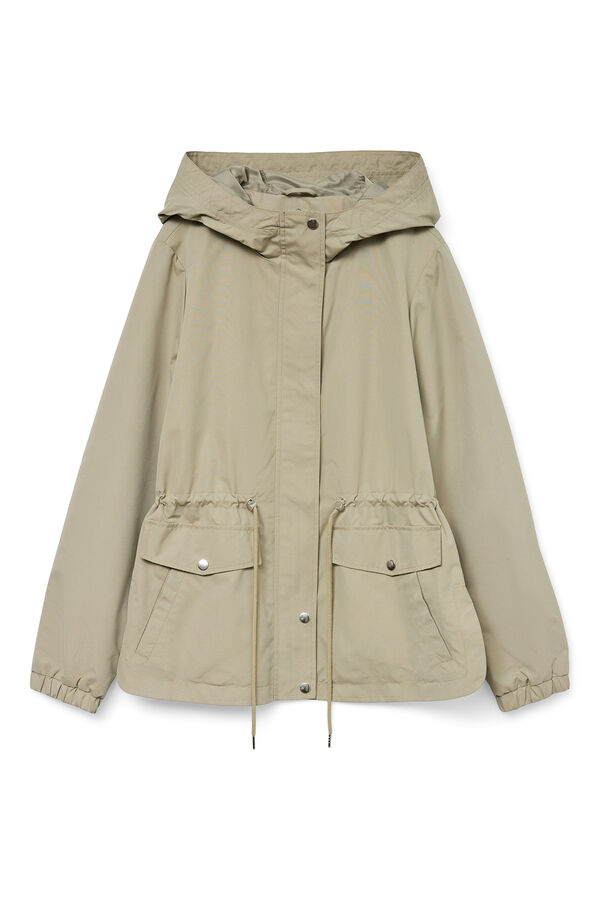 Vero Moda Parka corta con capucha Gris
