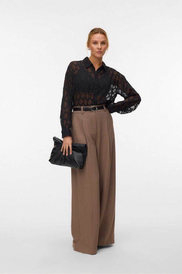 Vero Moda Camisa con estructura Negro