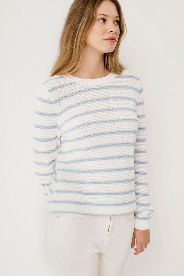 Vila Organic cotton jumper Branco