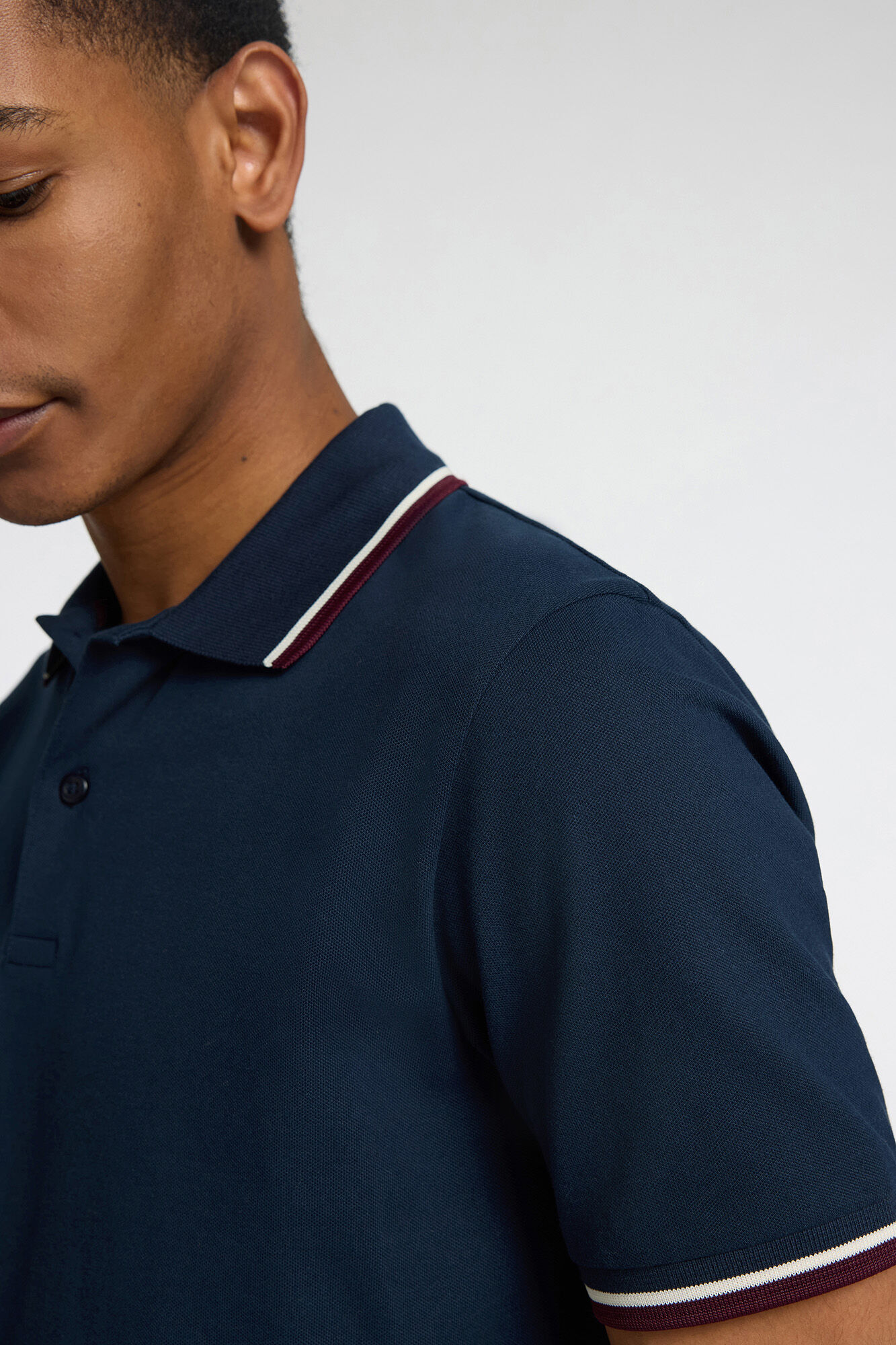 Selected Piqu&eacute; short sleeve polo shirt