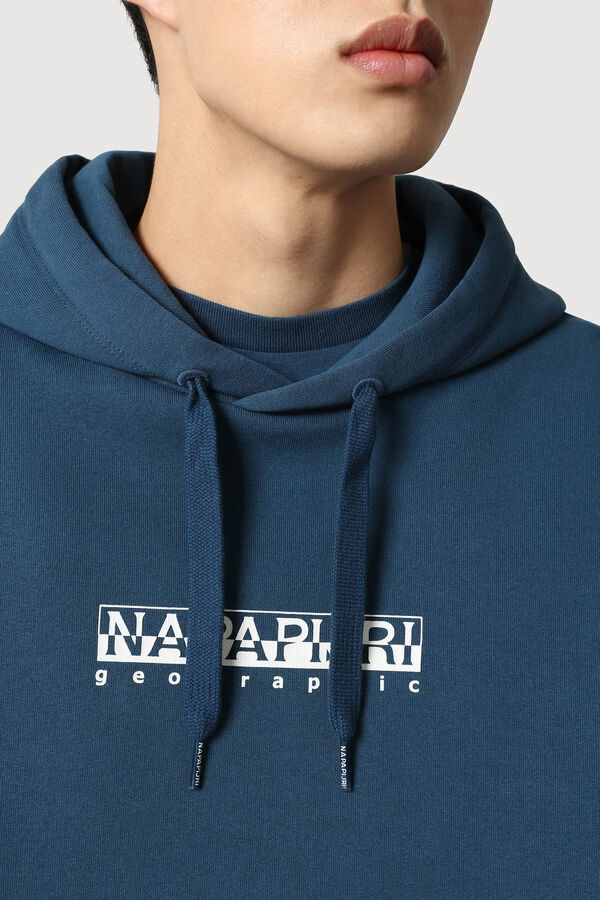Cortefiel Napapijri B-BOX H hooded sweatshirt Blue