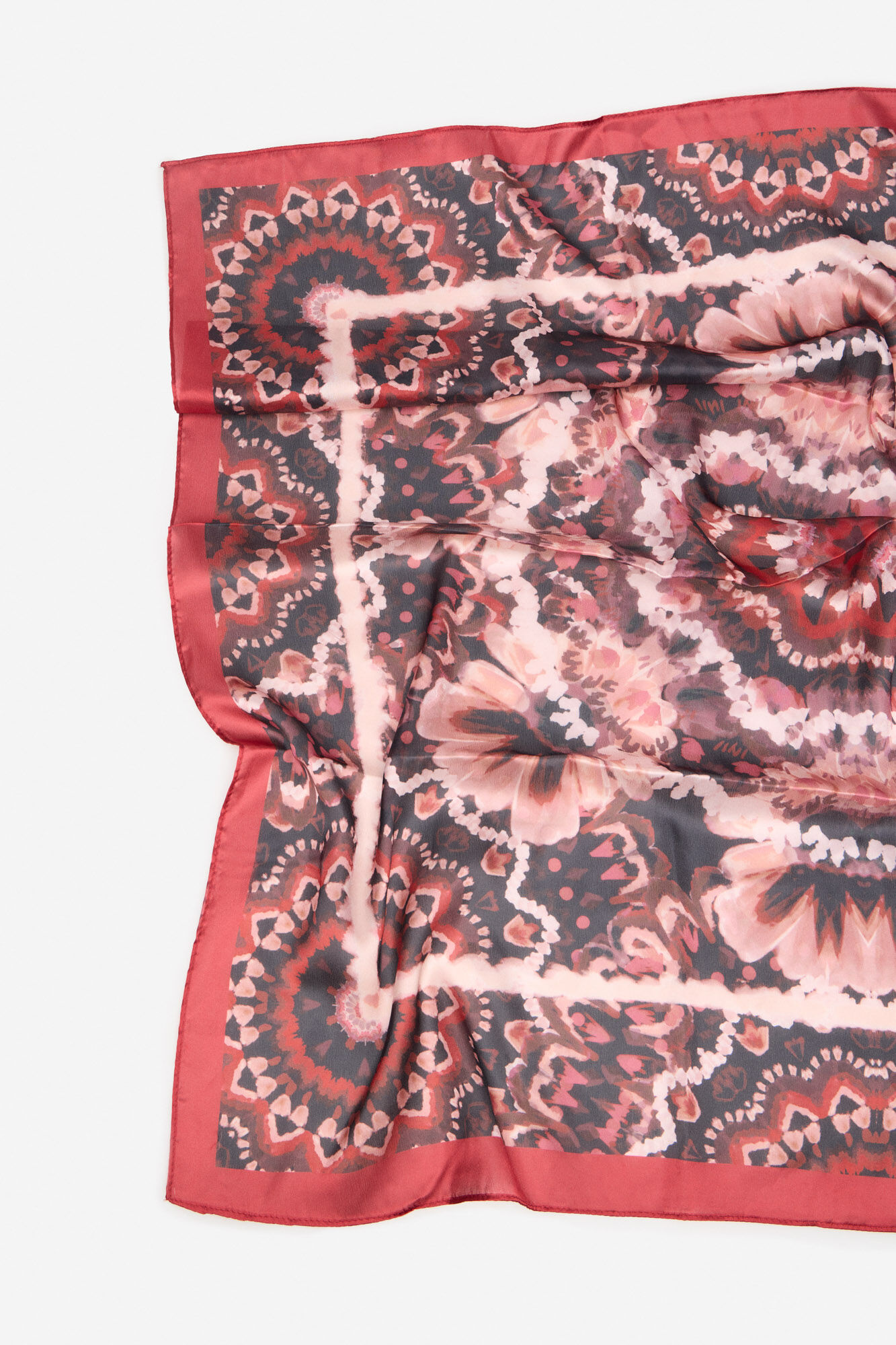 Cortefiel Kaleidoscope silk scarf