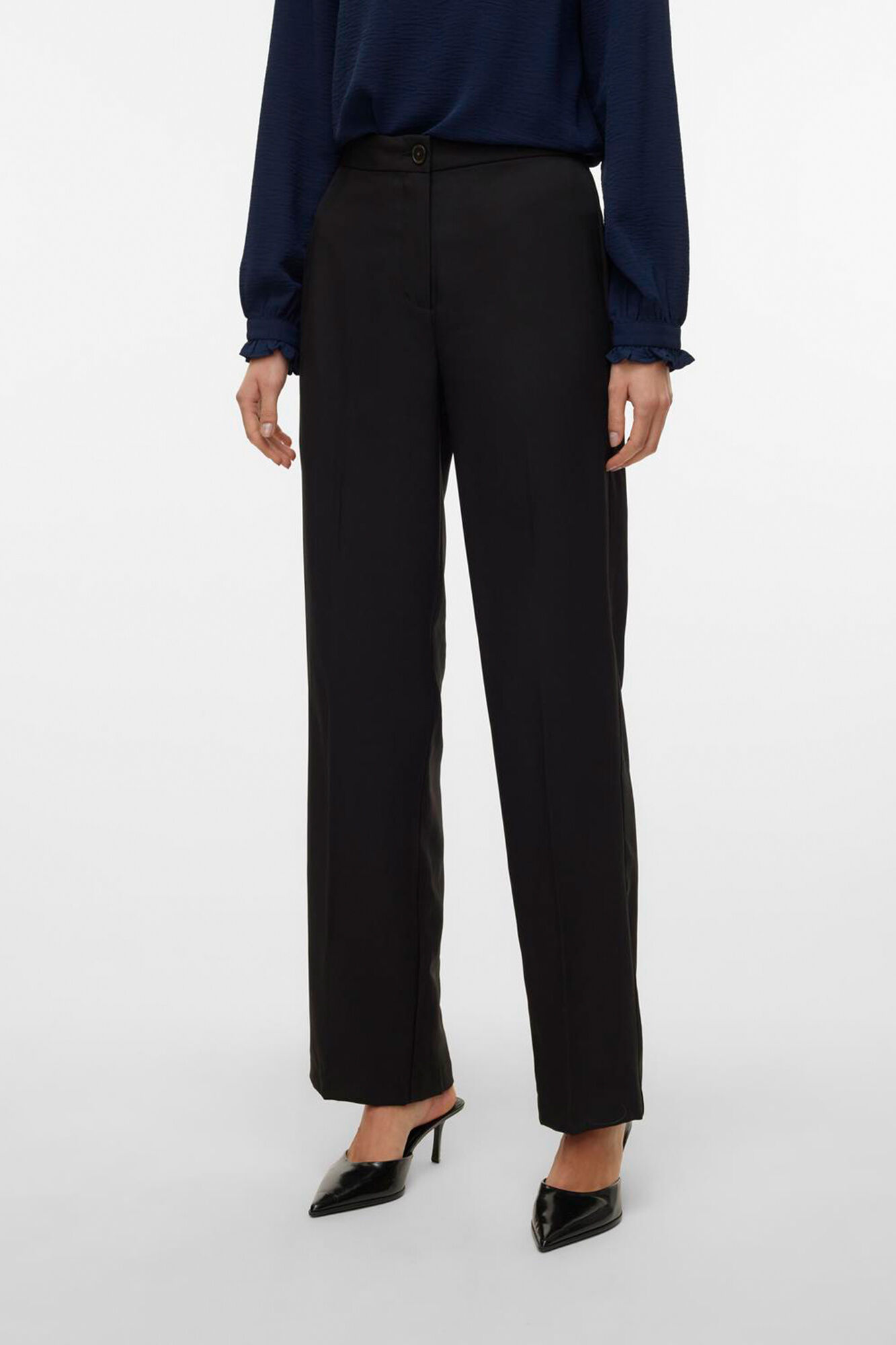 Pantalon recto mujer shop