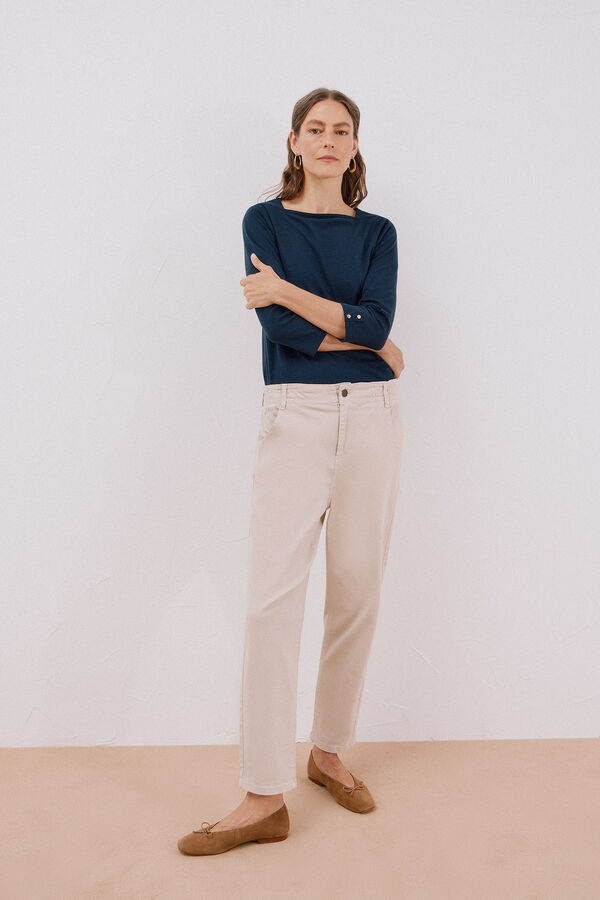 Cortefiel Easy fit jeans  Ivory