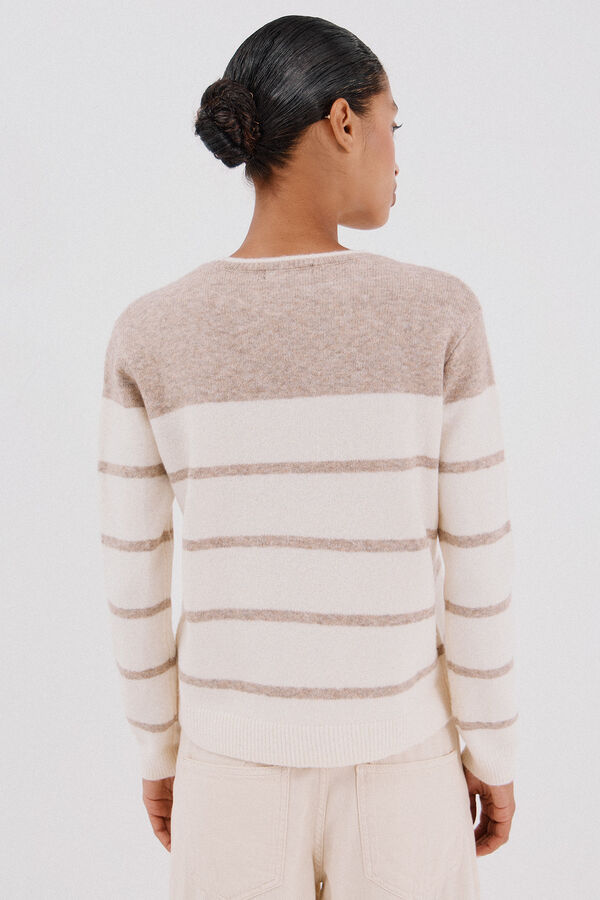 Cortefiel Jersey tacto suave Beige