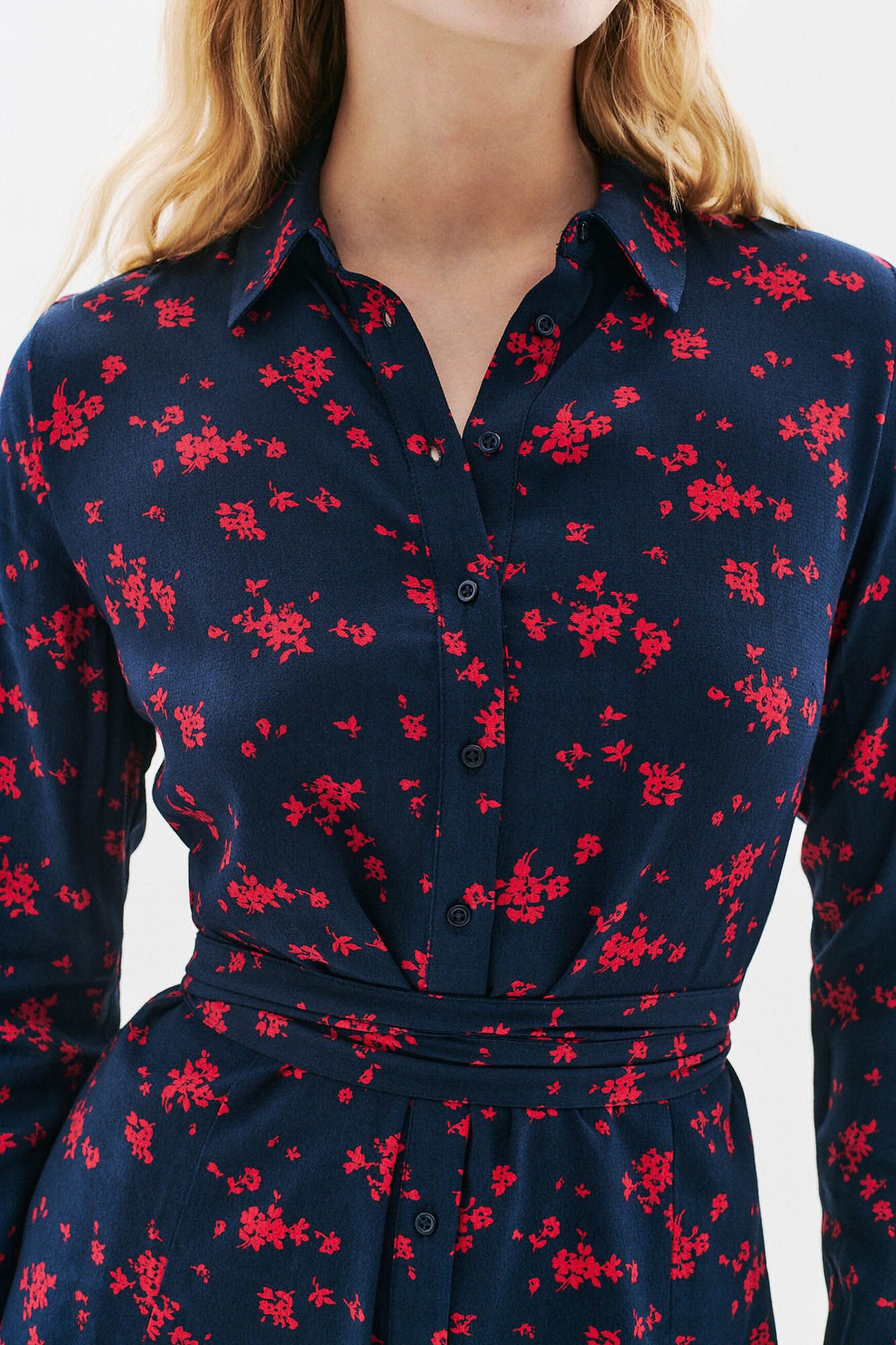 Caroll Vestido de flores 100% viscose