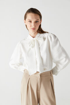 Cortefiel Reversible blouse White
