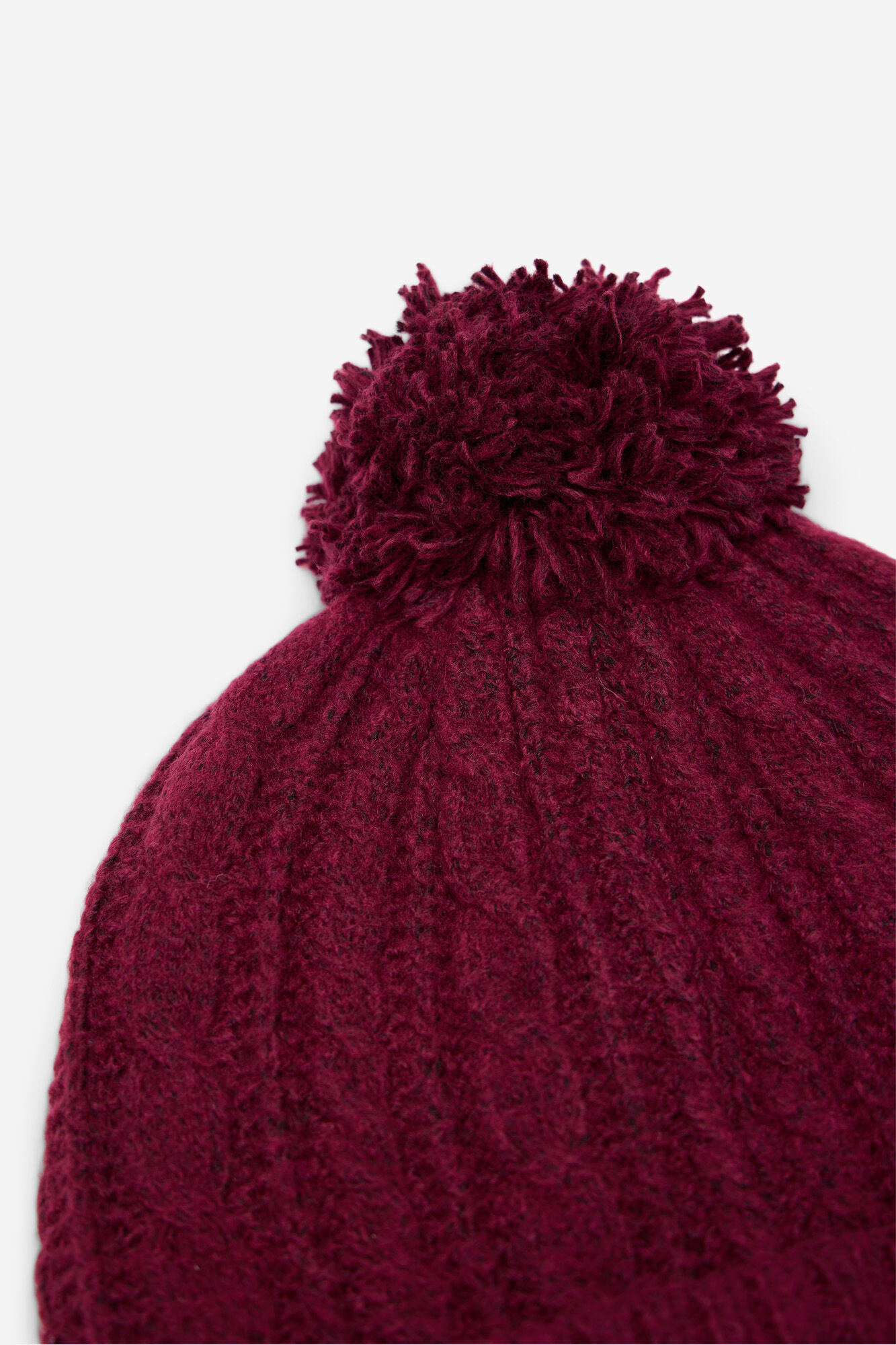 Cortefiel Pompom jersey-knit hat