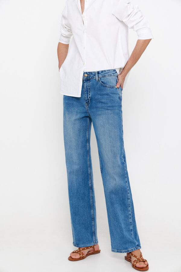 Cortefiel New straight jeans Blue