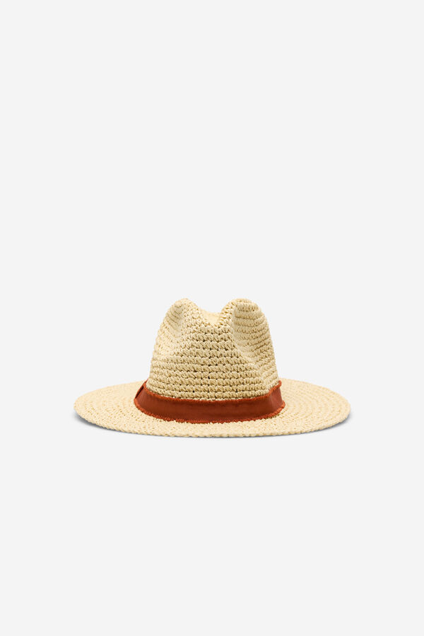 Cortefiel Raffia hat Beige