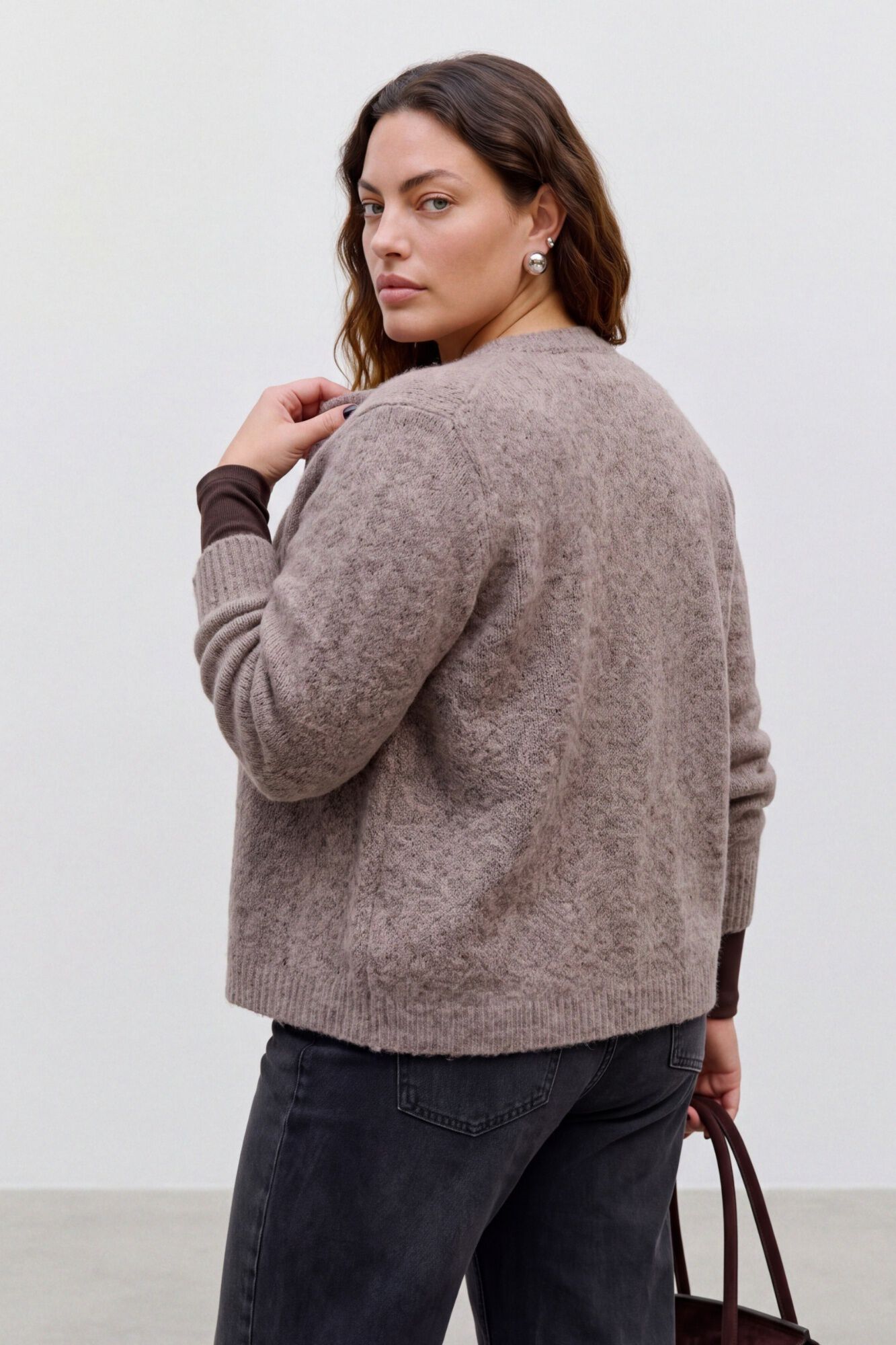 Vero Moda Curve Casaco de malha texturizado